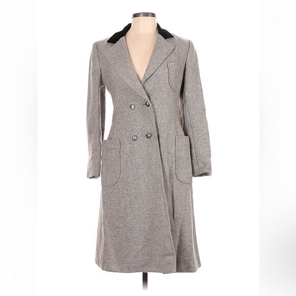 Vintage Jill Jr wool blend a line midi peacoat, size 9 - Picture 1 of 11